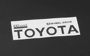 Metal Rear Emblem for RC4WD 1982 Toyota Pickup/Mojave II (Black)