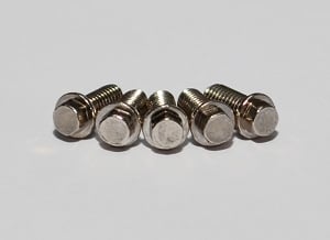 RC4WD Miniature Scale Hex Bolts (M2.5 x 6mm) (Silver)