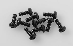 Button Head Self Tapping Screws M2.5 X 6mm (Black)