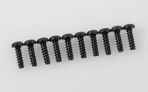 Button Head Self Tapping Screws M2.5 X 8mm (Black)