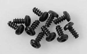 Button Head Self Tapping Screws M3 X 6mm (Black)