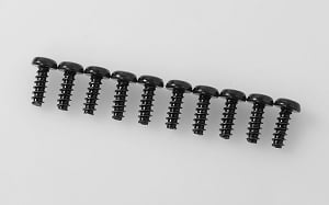 Button Head Self Tapping Screws M3 X 8mm (Black)