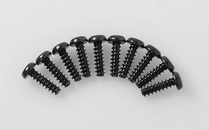 Button Head Self Tapping Screws M3 X 10mm (Black)