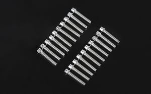 RC4WD Miniature Scale Hex Bolts (M2.5 X 12mm) (Silver)