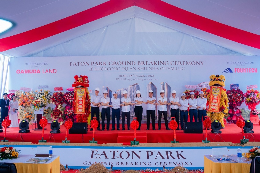 Eaton Park Ground Breaking Ceremony